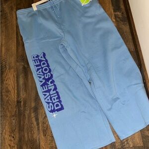 Poppi Blue Graphic Sweatpants